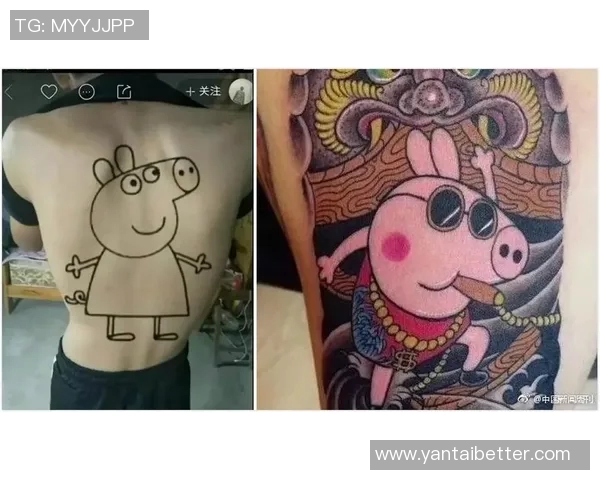 小猪佩奇化身足球明星纹身设计灵感分享与创意解析